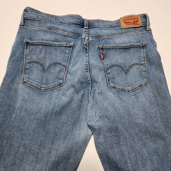 Levi's 311 Medium Wash Stretch Denim High Rise Shaping Skinny Jeans - Picture 3 of 9